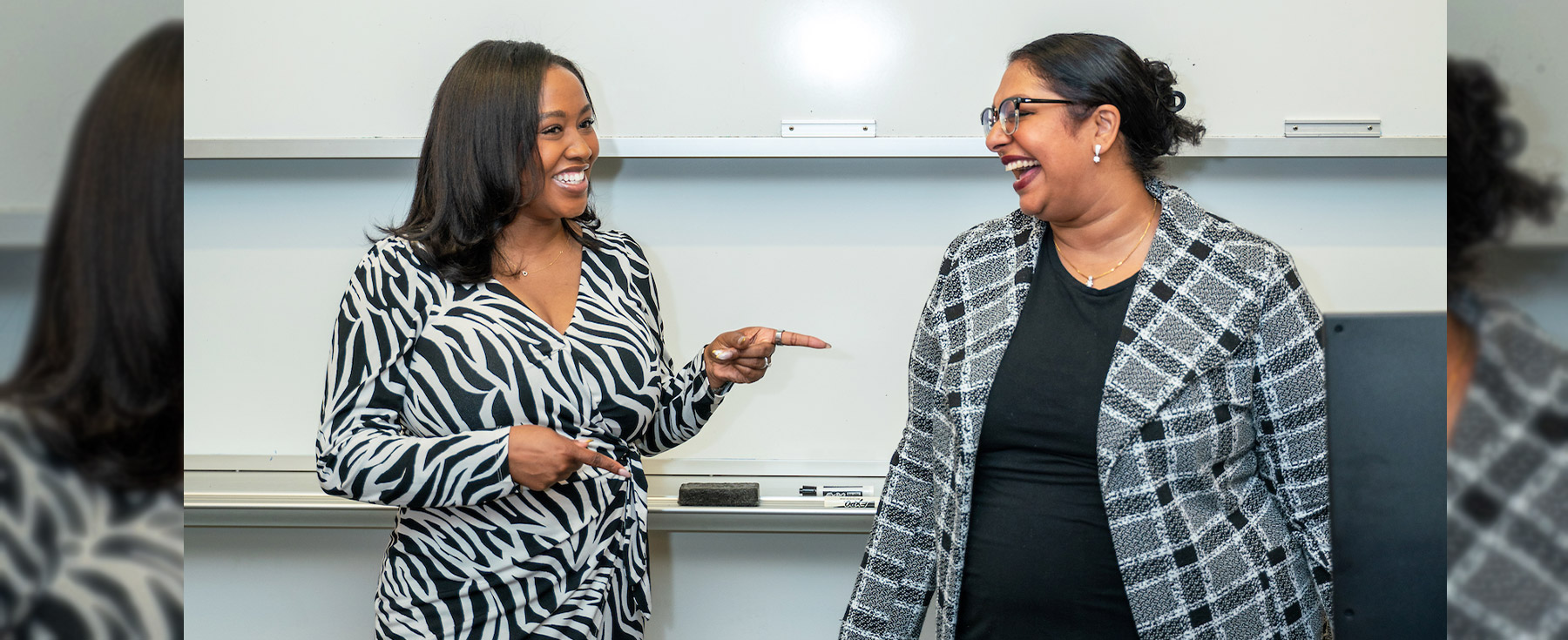 Kimaya Davis (JD ‘20) and Radhika Sutherland (JD ’21) Kimaya Davis (JD ‘20) and Radhika Sutherland (JD ’21)