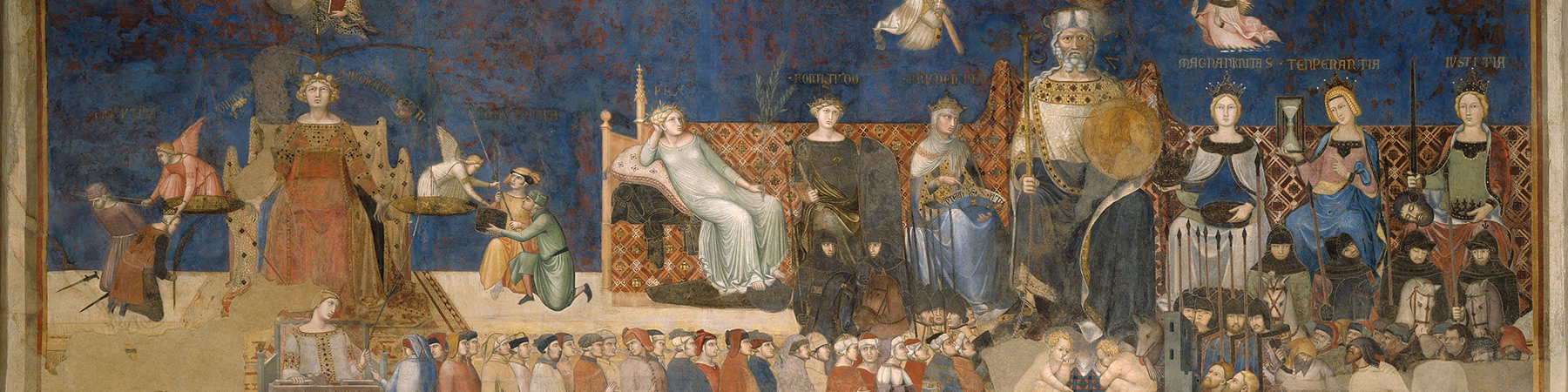 Siena, Palazzo Publico, Ambrogio Lorenzetti: The Good Government, second quarter 14th century Siena, Palazzo Publico, Ambrogio Lorenzetti: The Good Government, second quarter 14th century