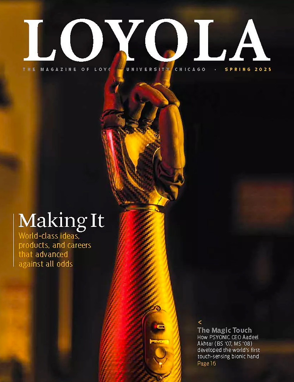 Cover of the Spring 2025 issue of Loyola Magazine Cover of the Spring 2025 issue of Loyola Magazine