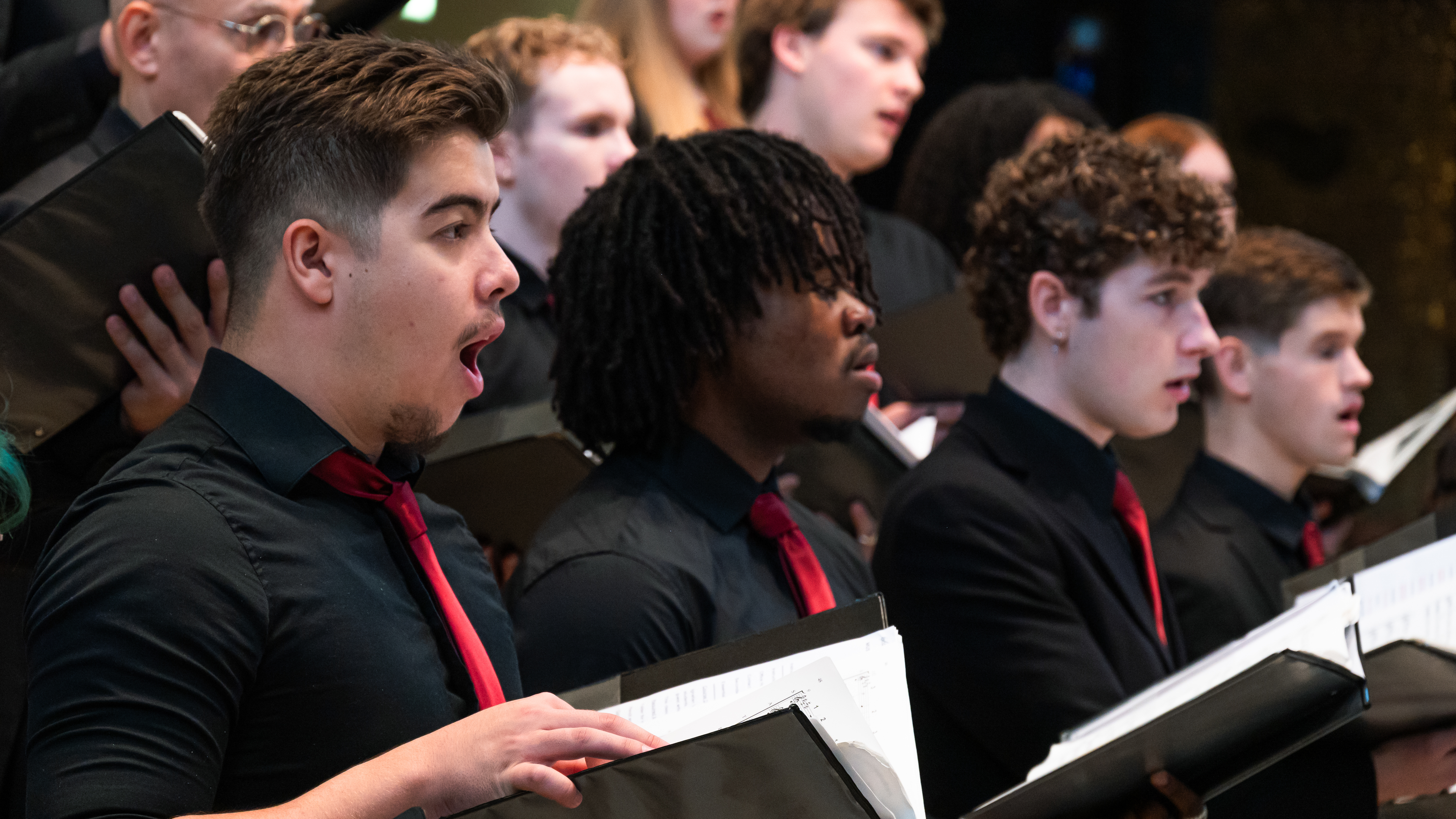 Loyola Choir Students performing in Madonna Della Strada Loyola Choir Students performing in Madonna Della Strada
