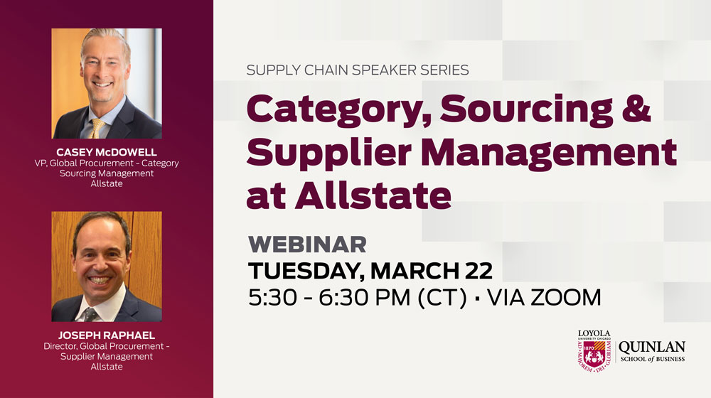 Category, Sourcing & Supplier Management at Allstate