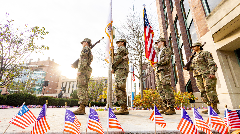 Loyola Chicago Veterans Day Color Guard Loyola Chicago Veterans Day Color Guard