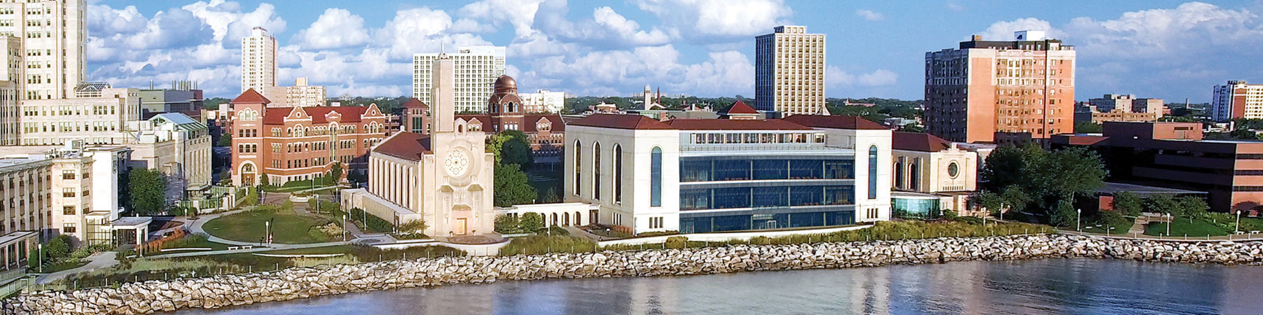 Lake Shore Campus Aerial view Lake Shore Campus Aerial view