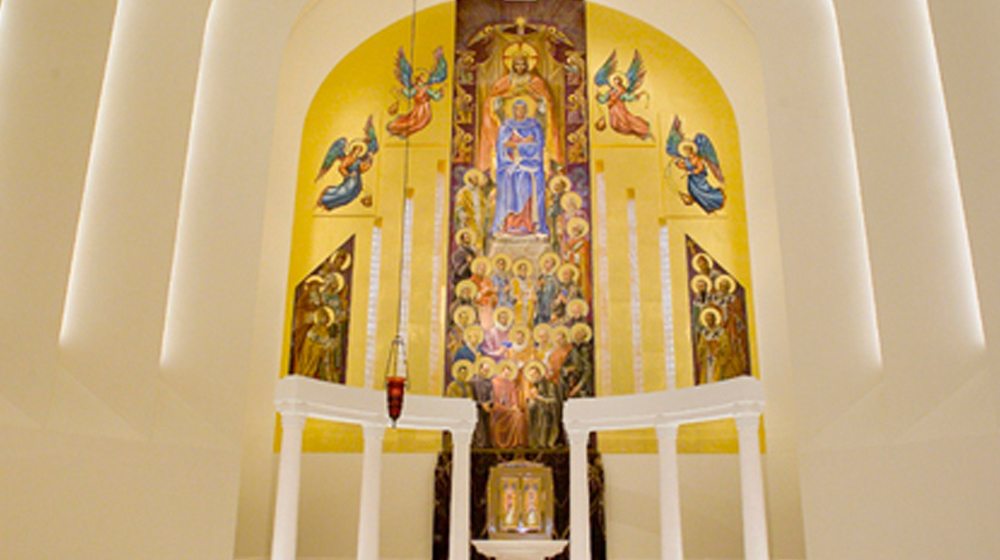 Madonna della Strada Chapel Mural