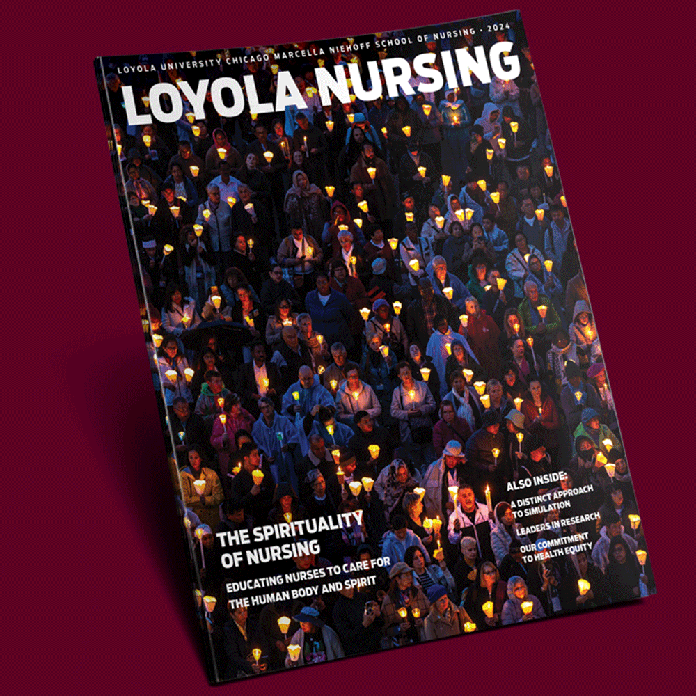 Cover of Loyola Nursing magazine 2024