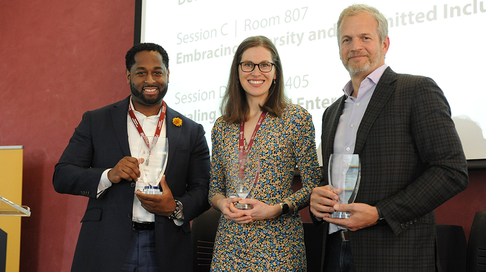 Center presents Innovator in Social Business Awards