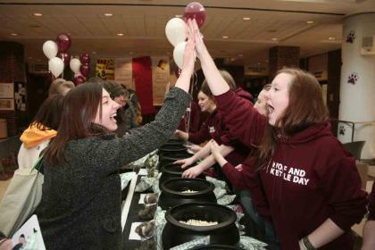 Loyola University Chicago - Tomorrow is Wolf and Kettle Day, when the  Loyola community celebrates and gives thanks to our donors for their  generous support. Learn more