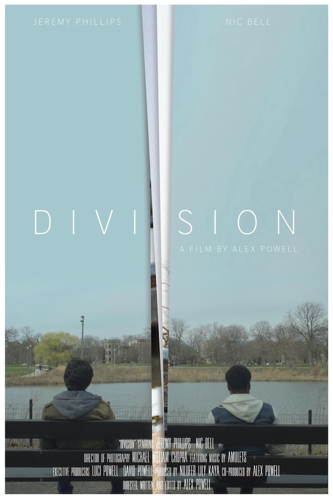 The cover of the student-produced Crystal Pillar Award winning film, Division