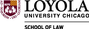 The official signature mark of Loyola University Chicago School of Law