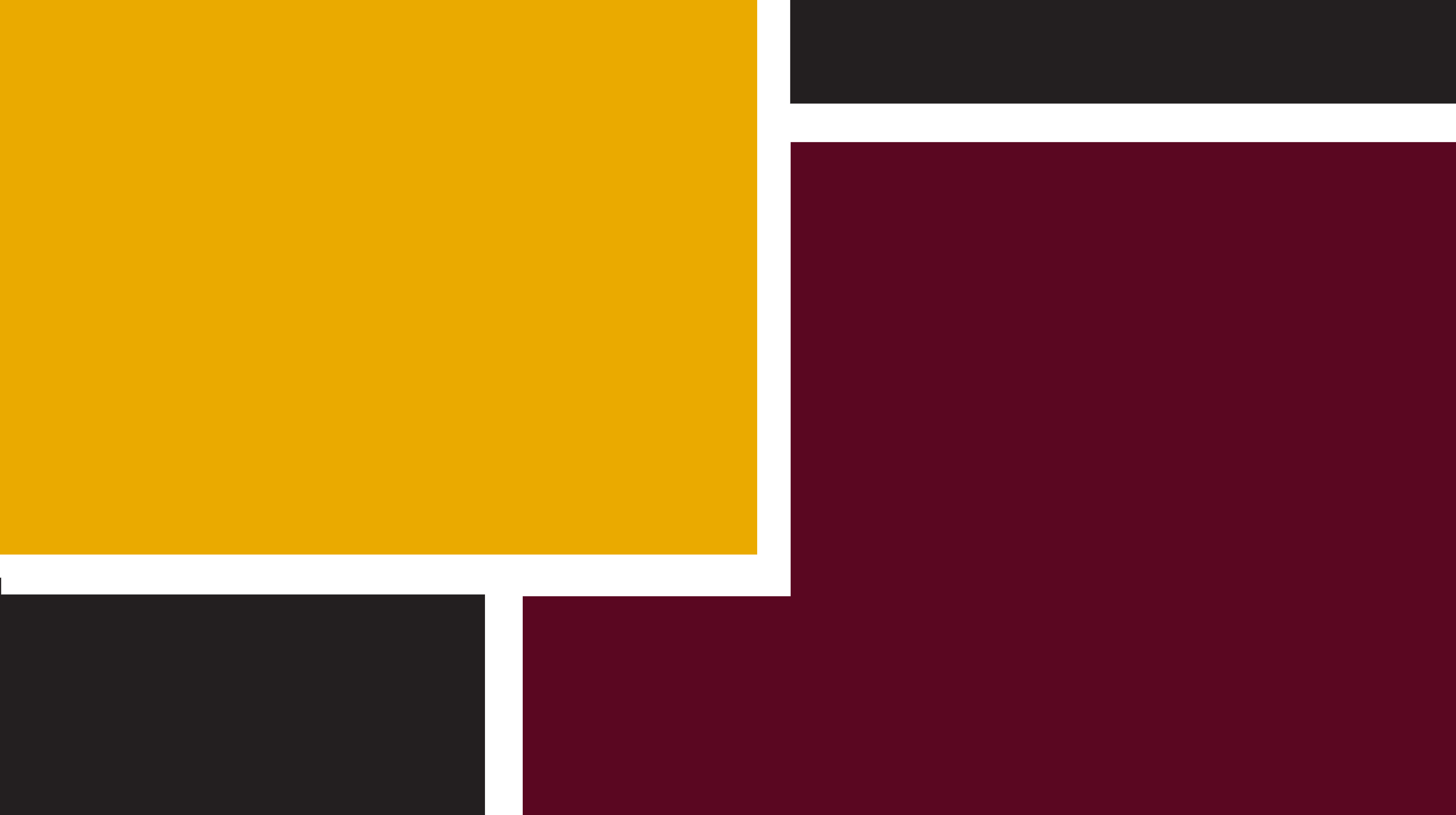 Graphic representation of the core Loyola University Chicago brand colors of maroon and gold.
